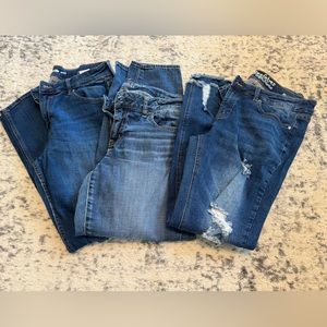 👖 Old Navy/American Eagle/Reesfeber Bundle of 3 Women’s Jeans size 10